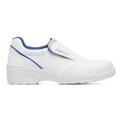 Chaussures de Sécurité Bavette Femme Blanc S1 Emma N°34-42 Chaussures Travail - Photo 1/4