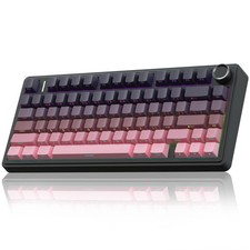 AULA F75 Pro Wireless Mechanical Keyboard,75 Hot Pro-Gradient Pink Black