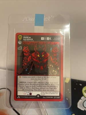 MetaZoo Seance 1st Edition Chains of Old Scratch 27/165  Full Holo