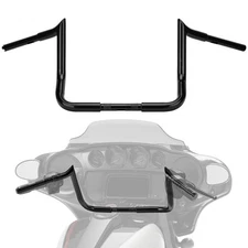 12" Monkey Bar Ape Hanger Motorcycle Handlebar For Harley Electra Street Glide