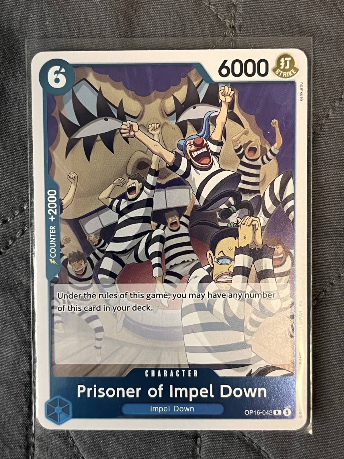 Prisoner of Impel Down OP16-042 R The Time of Battle One Piece