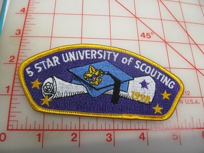 Gateway Area Council CSP collectible 5 Star University Of Scouting patch (r36)