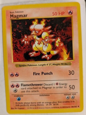 Magmar 36/102 - Base Set Pokemon Card