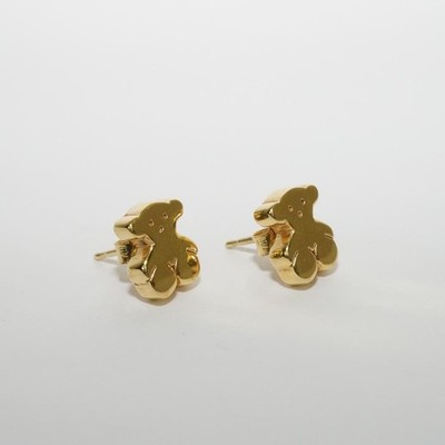 TOUS Ohrringe Bär Design Eleganter Schmuck Gold Mode Accessoires aus Japan