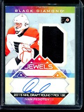 2024 Upper Deck Black Diamond Ivan Fedotov Jewels of the Draft Patch Autograph /
