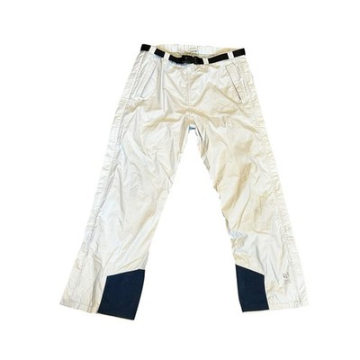 Helly Hansen Vintage 90s Y2K Nylon Belted Pants Medium Made in Taiwan