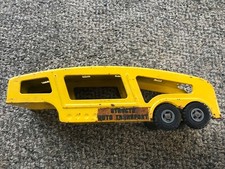 Structo Auto Transport Hauler Ramp Truck Trailer Car Carrier Pressed Steel