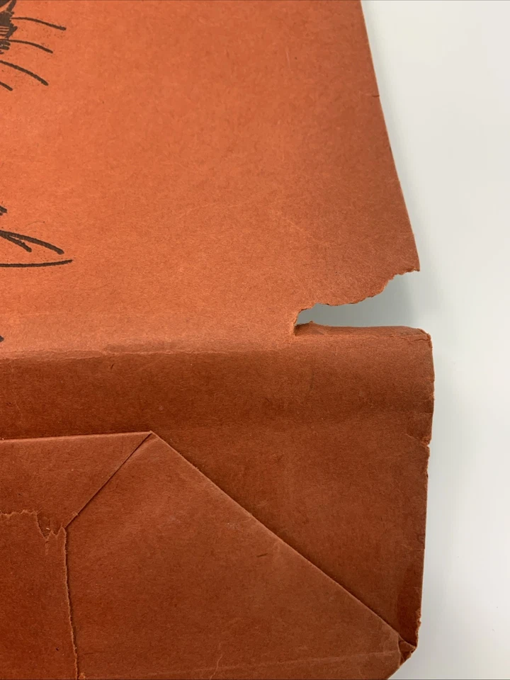 Винтажные сумки Esso Feed The Kitty лот из 4 поврежденных ~ стандартное масло 1960-е - Изображение 3 из 4