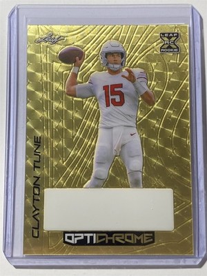 CLAYTON TUNE 2023 Leaf Eclectic Optichrome Super Prismatic Gold Proof 1/1 (U1)