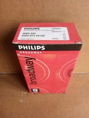 Philips MSD200 200W Bogenlampe 6000K GY9,5 MSD 200 8 verfügbar