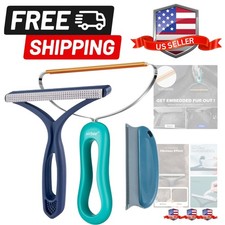 Pet Hair Remover 3-Pack, Dog Cat Hair Remover, Lint Shaver Cleaner Pro, Fur R...