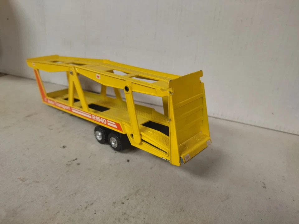 REMOLQUE/TRAILER R1640 CAR TRANSPORTER /apx 1:64 MAISTO NO BOX - Imagen 4 de 4