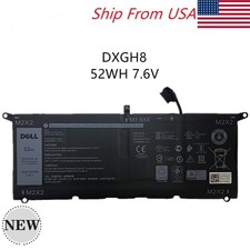 Genuine 52WH DXGH8 Battery For Dell XPS 13 9380 7390 9370 V48RM H754V P113G001