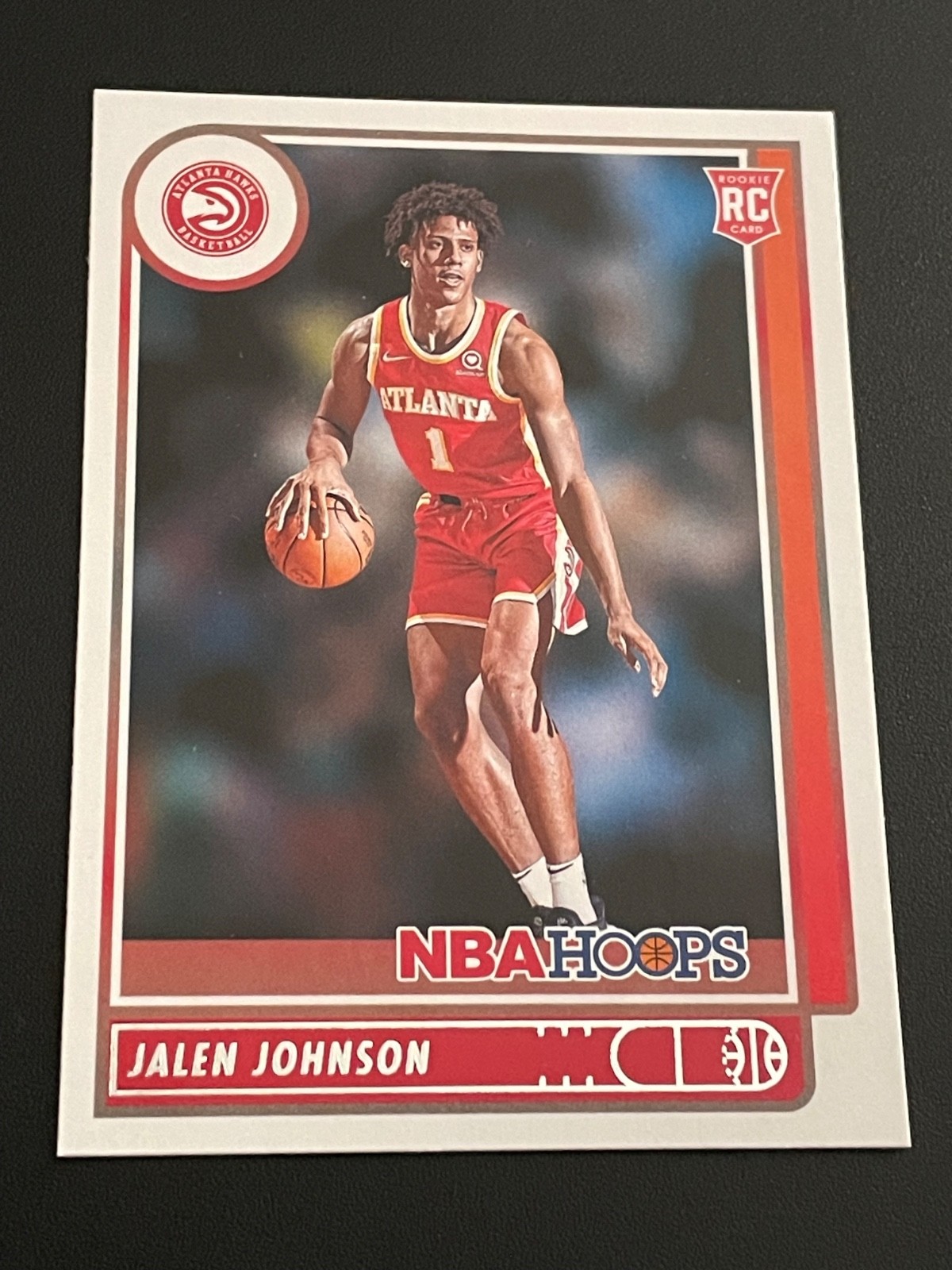2021-22 Panini NBA Hoops Jalen Johnson #213 Base RC Atlanta Hawks