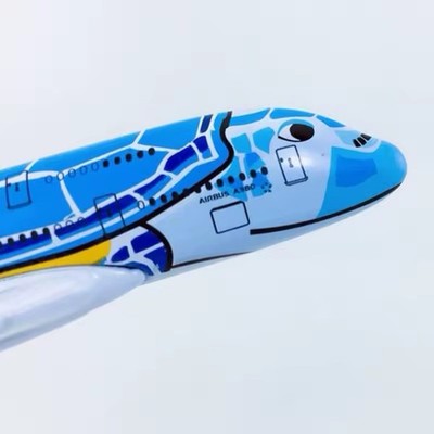 Airbus A380 Sea Turtle Livery ANA Model 16cm Diecast Metal 1:400 Scale Aircraft