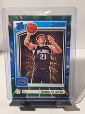 2024 PANINI DONRUSS 203 TRISTAN DA SILVA HOLO GREEN LASER RATED ROOKIE 