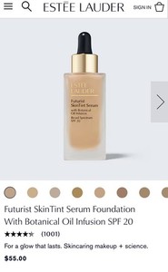 Estée Lauder Futurist SkinTint Serum SPF 20 3N2 Wheat New In Box