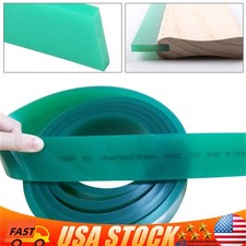 6FT Silk Screen Printing Squeegee Blade 70 DURO Polyurethane Rubber 71" Green