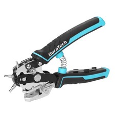 Leather Hole Punch, Heavy Duty Belt Hole Punch Plier with 6 Solid Holes for Belt