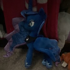 My Little Pony Princess Luna Blue/Purple Horse Plush Stuffed Toy, Medium 14-24"