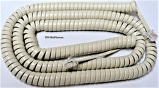 2-Pack Ash 25Ft Long Handset Cord for Cortelco Phone ITT Premier 250044 255444