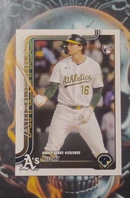 2025 Topps Update Series - Rookie Debut Nick Kurtz #US197 (RC)