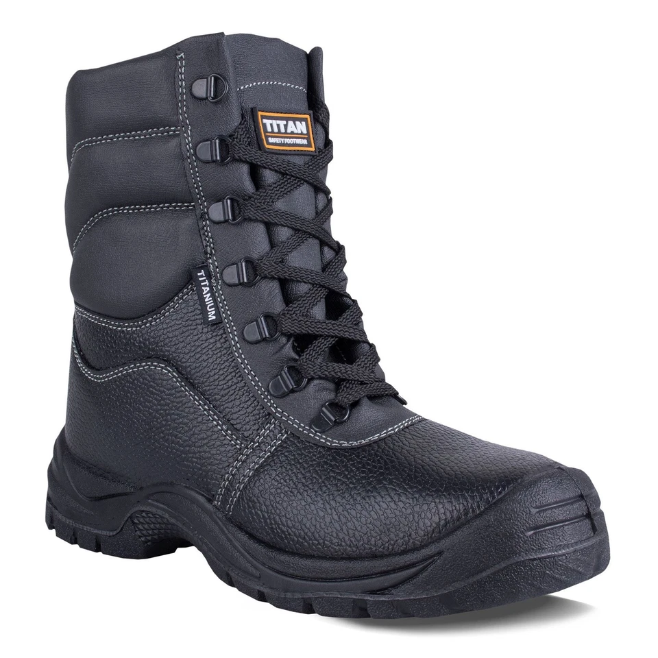Titan Titanium S3 Cold Insulating Steel Toe Cap High Leg Safety Boots