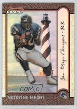 1999 Bowman Chrome Interstate Refractor /100 Natrone Means #72