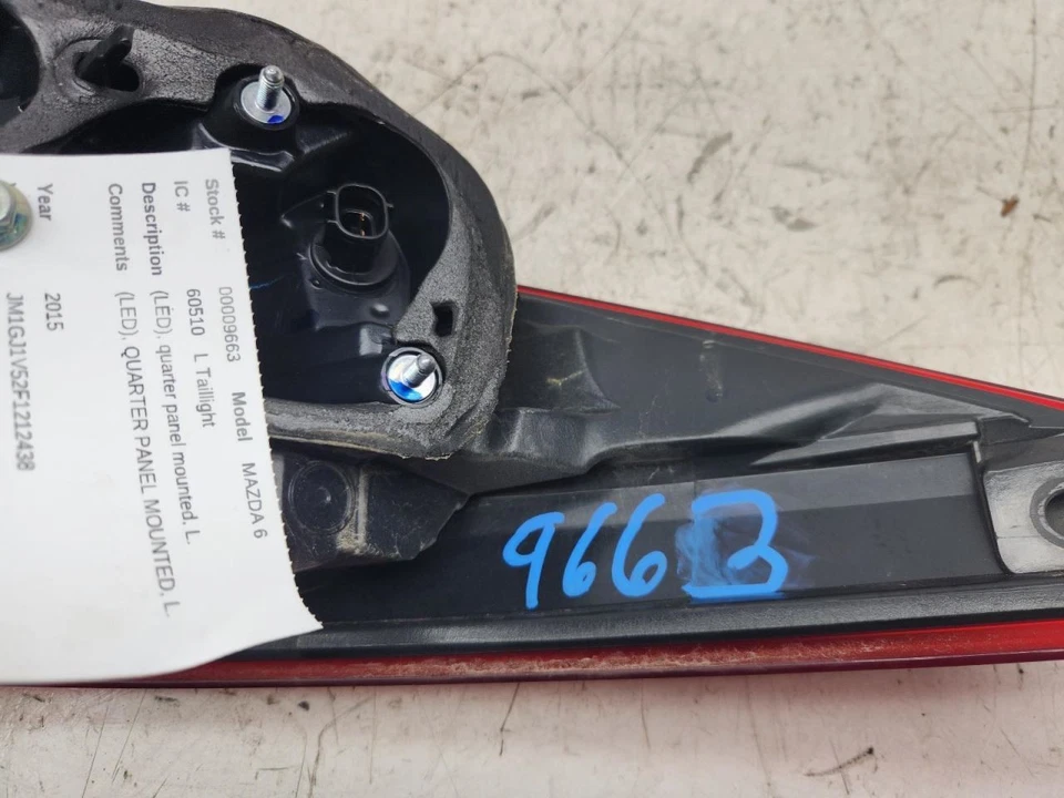 Cuarto de luz trasera del conductor montado en panel varios LED se adapta a 14-17 MAZDA 6 796512 Foto 3 de 4