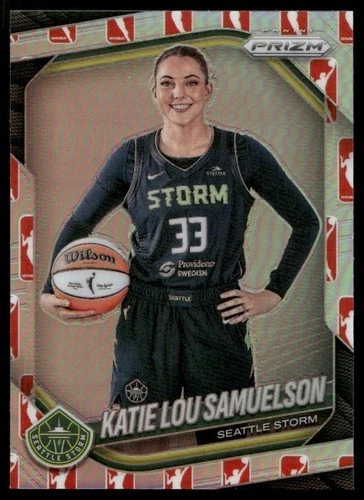 Katie Lou Samuelson 2025 Panini Prizm WNBA #82 Logo Prizm Seattle Storm