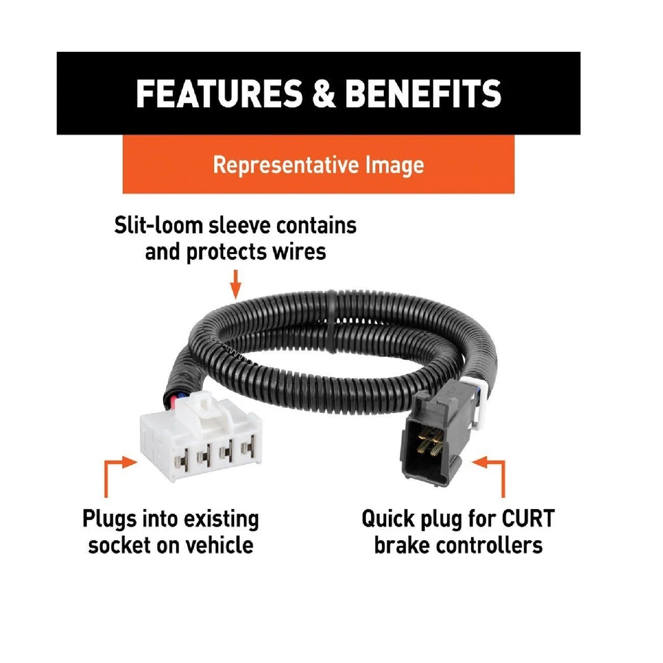 Arnés adaptador control freno Curt 51451 Foto 2 de 4