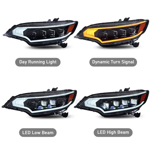 HC LED Headlights For Honda FIT/JAZZ 2013-2020 Sequential with Animation DRL - Picture 6 of 18
