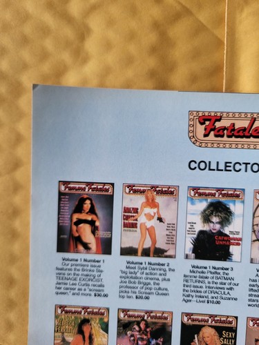 Femme Fatales 1992 CFQ Media, Many available, Pick yours. Excellent condition! - Picture 203 of 698