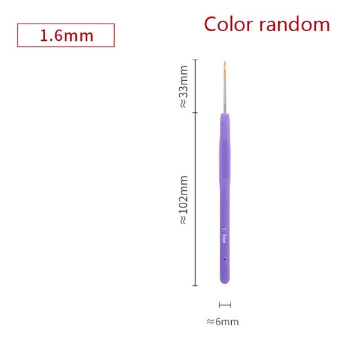 1pc Crochet Hook Sizes 0.5-10mm - Craft Knitting Yarn Needles Wire Crochet Hooks - Bild 24 von 34