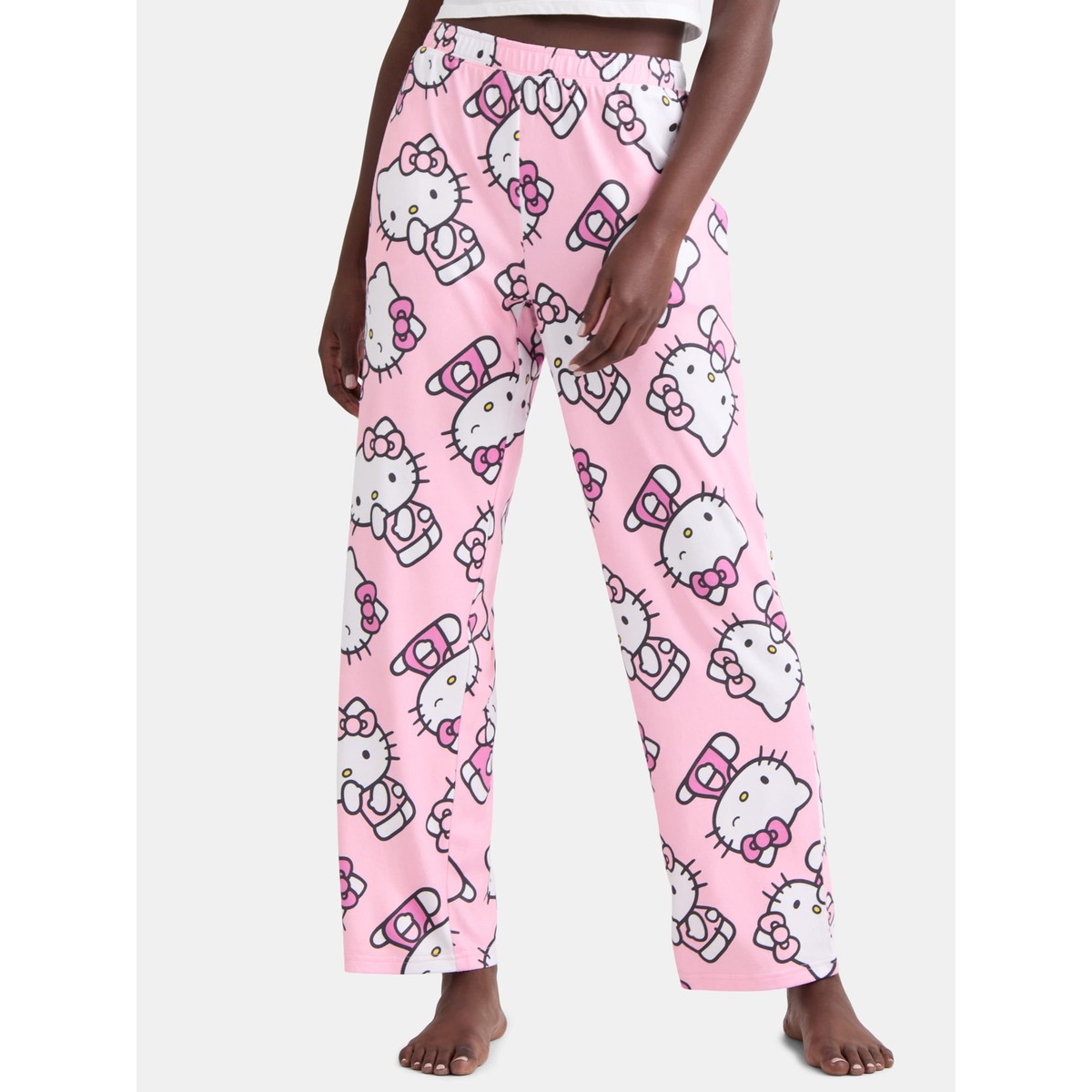 Hello Kitty Pajama Pants Sleep Womens Size XS S M L XL Plus 2X 3XL