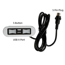 5 Button 5 Pin Hand Control Switch Model HX90HU for Power Recliner Lift Chair