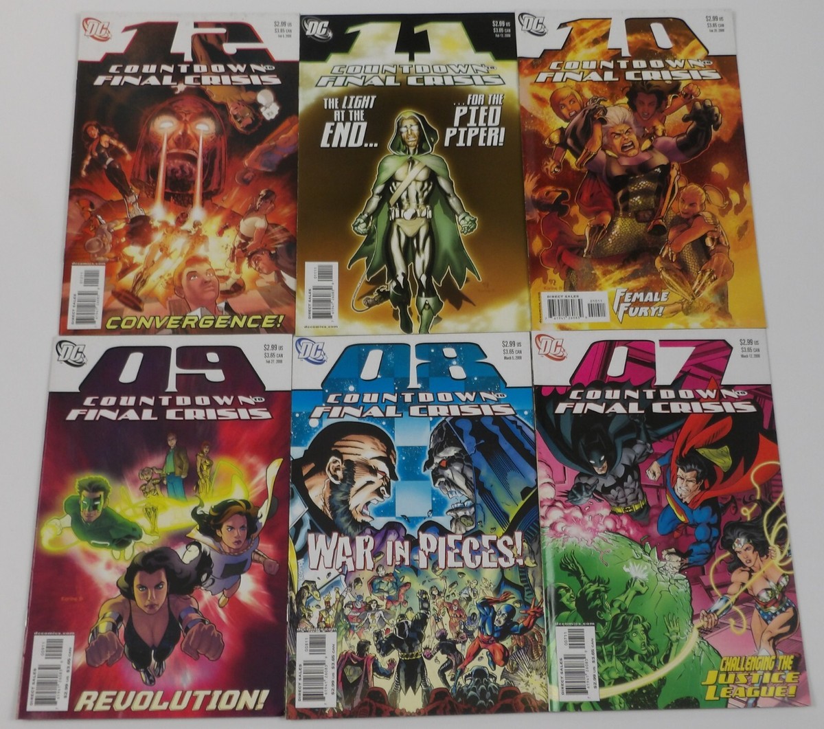 Countdown to Final Crisis #1-51 FN/VF/NM complete series - Justice