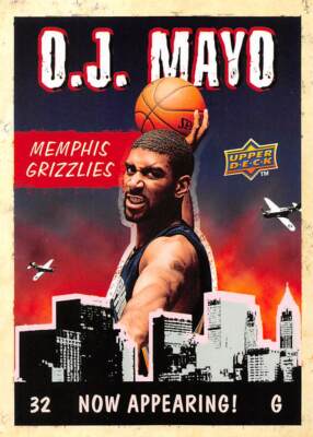 2009-10 Upper Deck Now Appearing #NA3 O.J. Mayo Memphis Grizzlies    