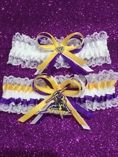 Melbourne Storm NRL Licenced tag on Brides Wedding garter Set All sizes,plus