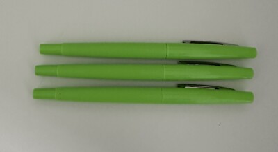 PaperMate 29019 Flair Felt Tip Pens, Medium Point Lime, 3 EACH
