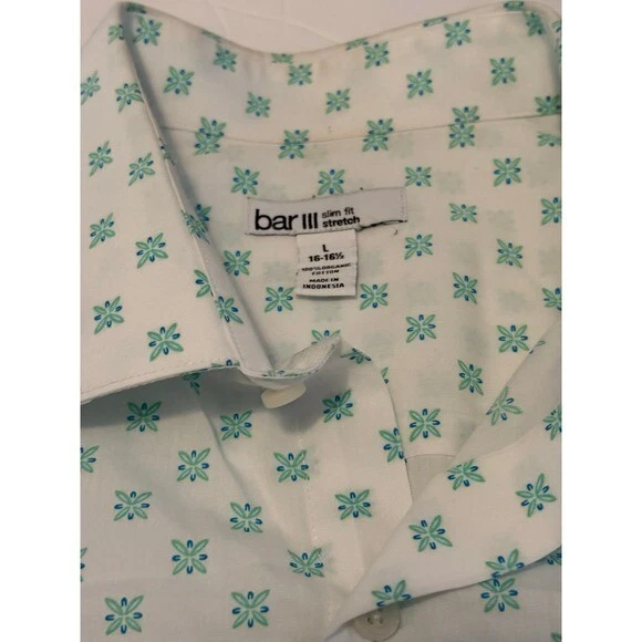 Bar III Men's L Green Floral - Изображение 4 из 4