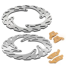 Front Rear Brake Discs Rotors Pads For Honda CRF250R CRF450R 2015-2024 CRF250RX