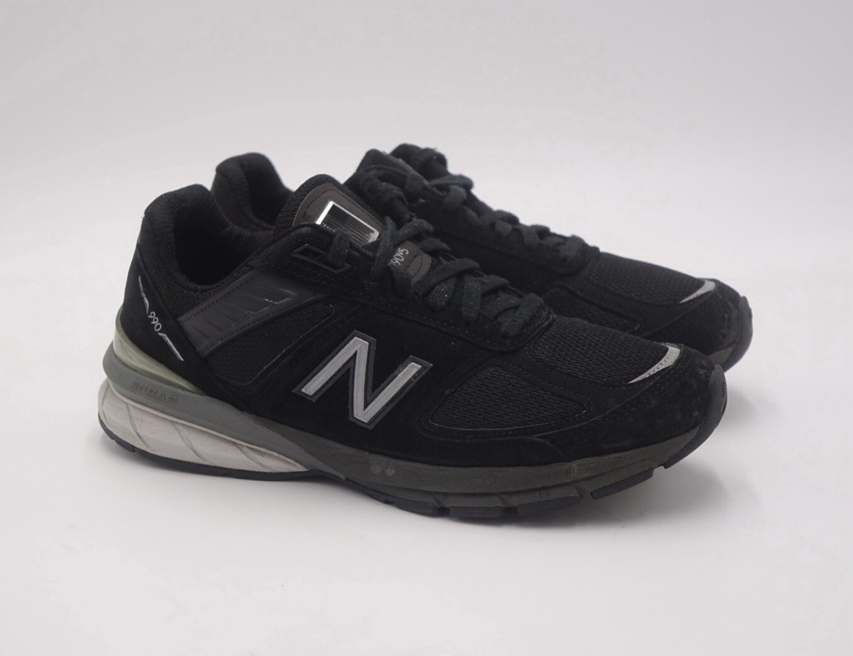Size 9 - (Women) New Balance 990v5 Black Grey' | eBay