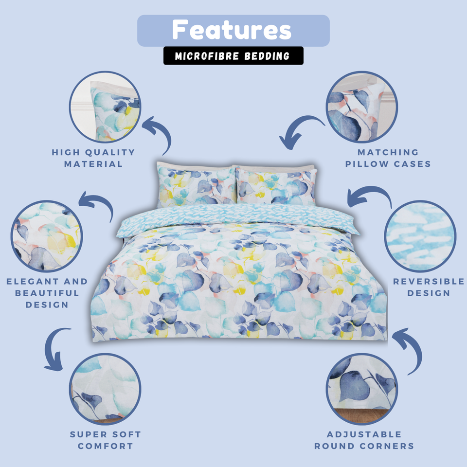 Duvet Cover Set Reversible King Size Duvet Cover Bedding Set Single