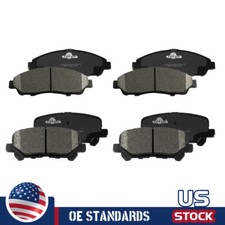 For Honda Pilot Ridgeline Acura MDX ZDX Front and Rear Ceramic Brake Pads