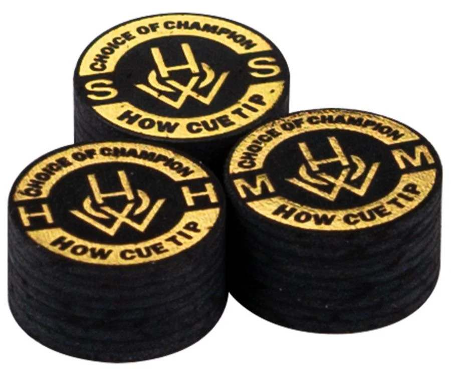 HOW BLACK MEDIUM M POOL CUE TIP BEWARE OF COPYCATS NEW SHIPS FREE AUTHORZ DEALER