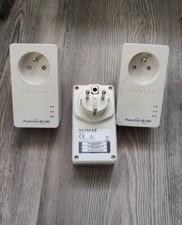 ★ NETGEAR 200 NANO CPL 3 prises kit TRIPLE original prise secteur gigogne RJ45