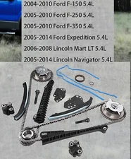 18pc Timing Chain Kit Repair For 5.4L V8 Ford F-150/250/350 Triton Lincoln Cam