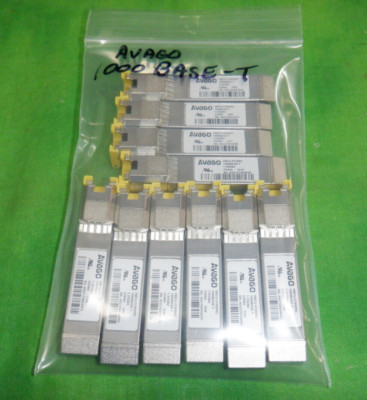 Avago ABCU-5740ARZ 1000BASE-T Transceiver Optical Module  RJ45    LOT OF 10
