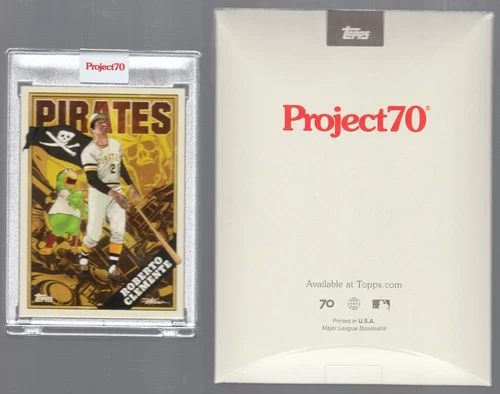 P70 Topps 2021 Project 70 Exclusive #332 Roberto Clemente 1988 Quiccs /2247 QTY